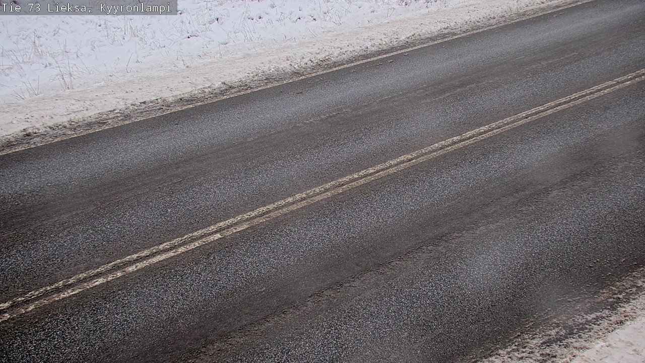 Weather Camera Image Road 73 Lieksa, Kyyrönlampi, Lieksa, Pohjois-Karjala