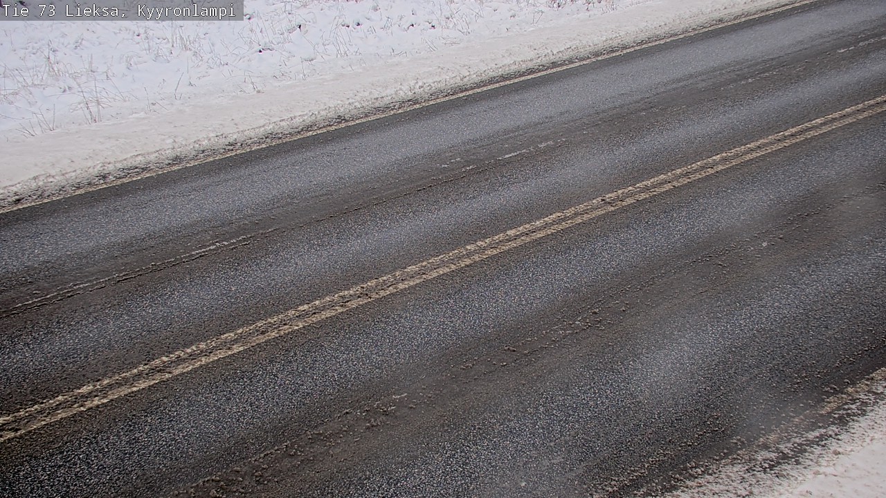 Weather Camera Image Road 73 Lieksa, Kyyrönlampi, Lieksa, Pohjois-Karjala
