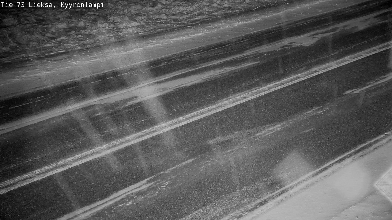 Weather Camera Image Väg 73 Lieksa, Kyyrönlampi, Lieksa, Pohjois-Karjala