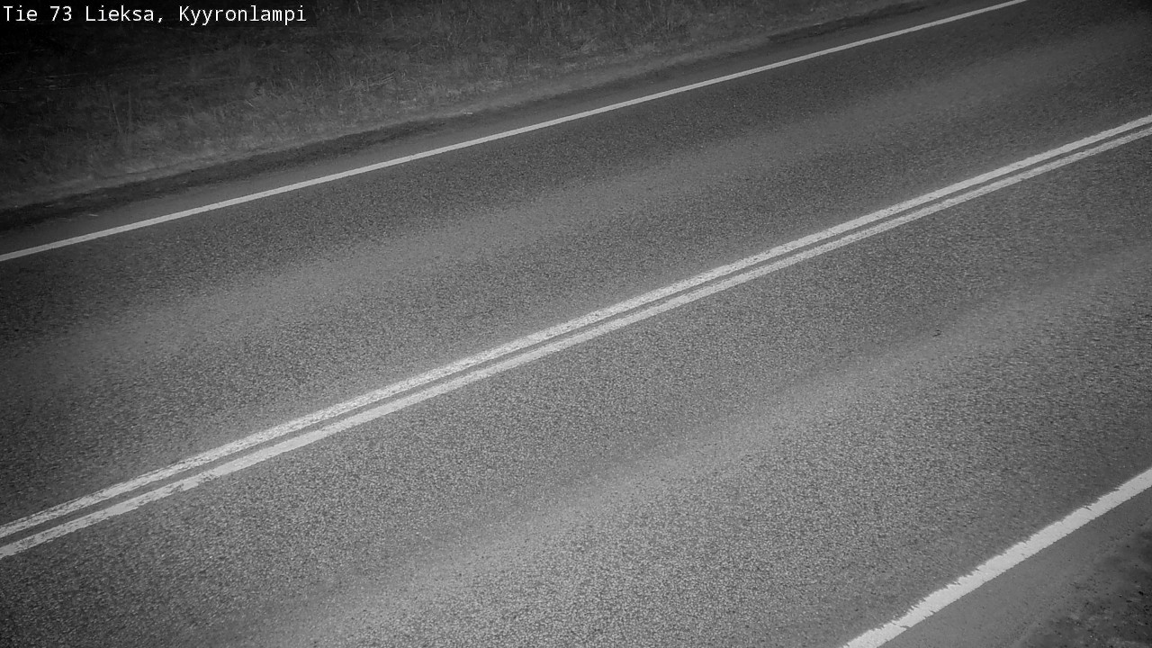 Weather Camera Image Väg 73 Lieksa, Kyyrönlampi, Lieksa, Pohjois-Karjala