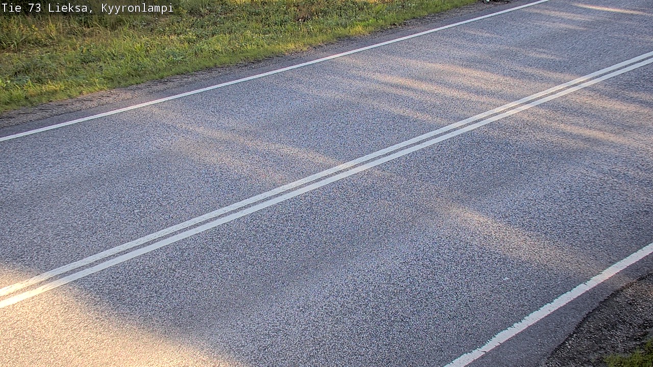 Weather Camera Image Väg 73 Lieksa, Kyyrönlampi, Lieksa, Pohjois-Karjala