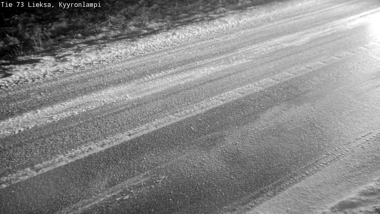 Weather Camera Image Väg 73 Lieksa, Kyyrönlampi, Lieksa, Pohjois-Karjala