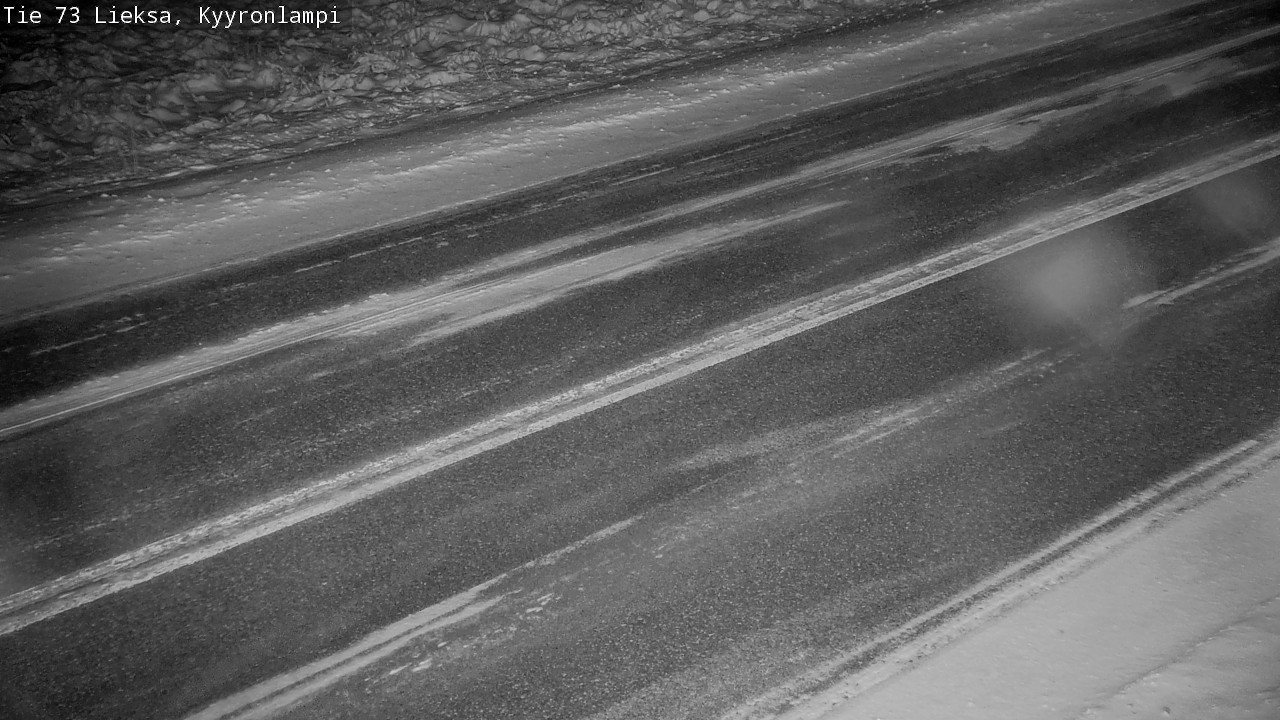 Weather Camera Image Väg 73 Lieksa, Kyyrönlampi, Lieksa, Pohjois-Karjala