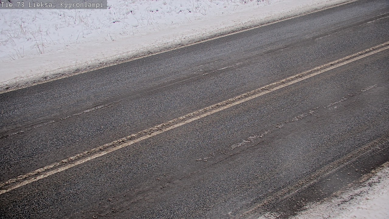 Weather Camera Image Road 73 Lieksa, Kyyrönlampi, Lieksa, Pohjois-Karjala