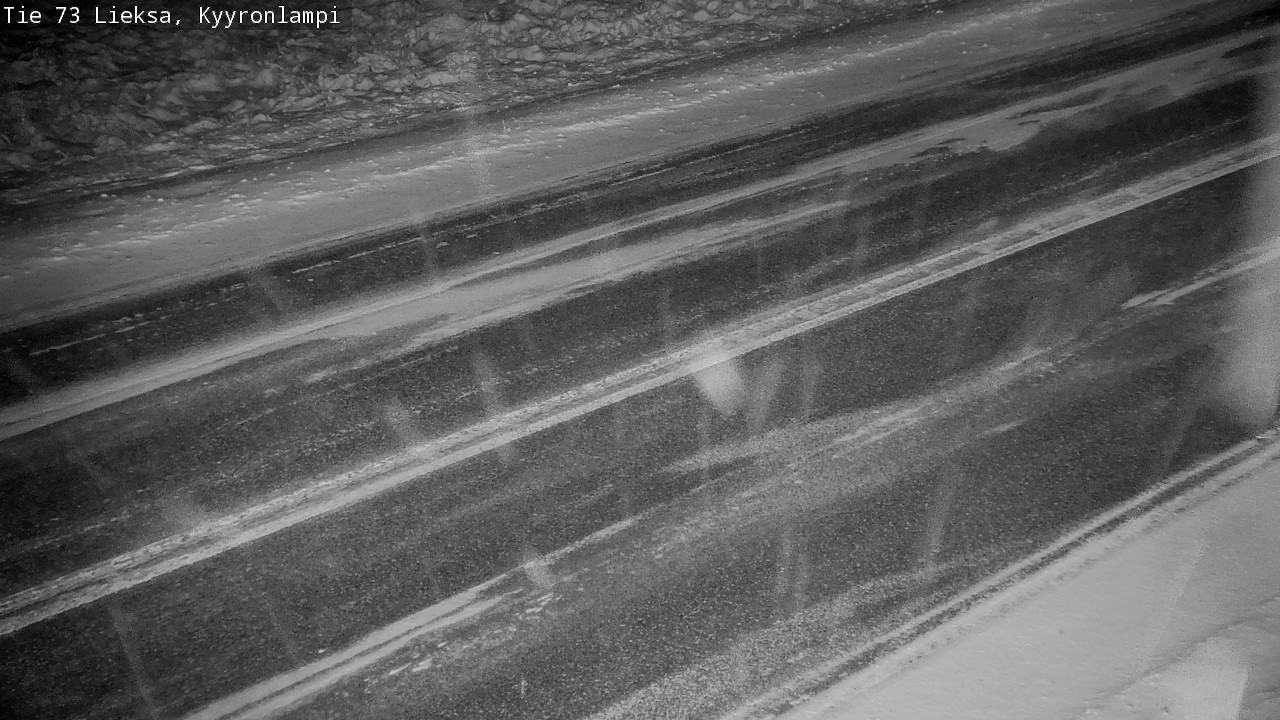 Weather Camera Image Väg 73 Lieksa, Kyyrönlampi, Lieksa, Pohjois-Karjala