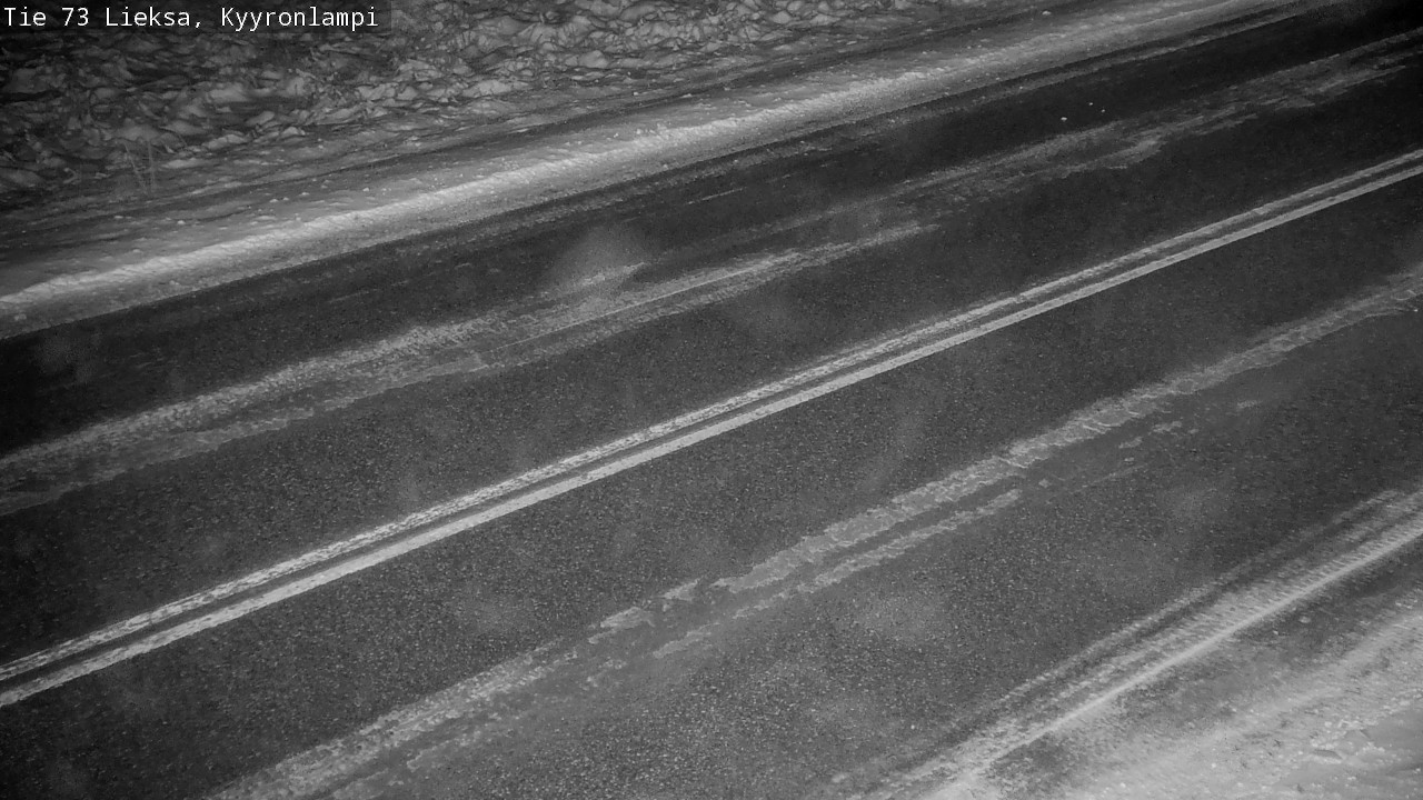 Weather Camera Image Road 73 Lieksa, Kyyrönlampi, Lieksa, Pohjois-Karjala