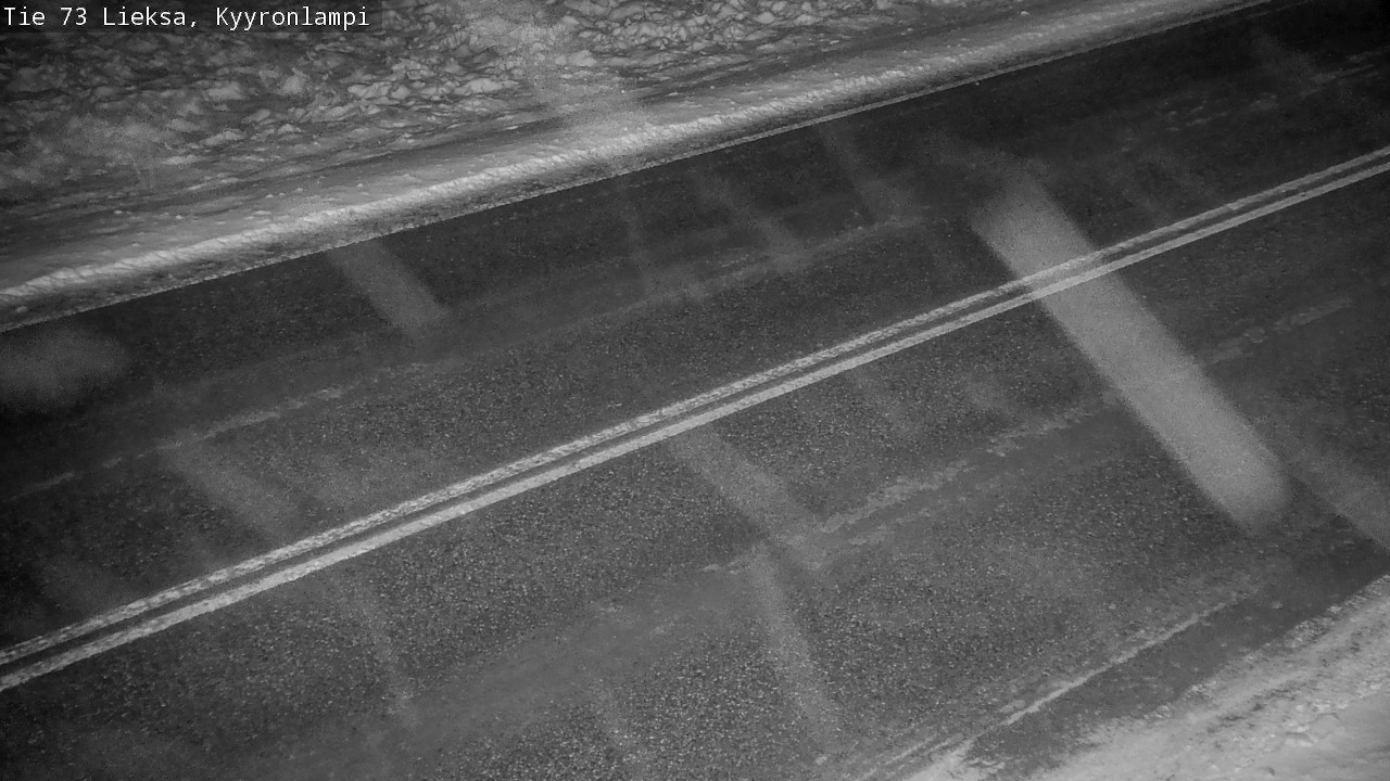 Weather Camera Image Road 73 Lieksa, Kyyrönlampi, Lieksa, Pohjois-Karjala