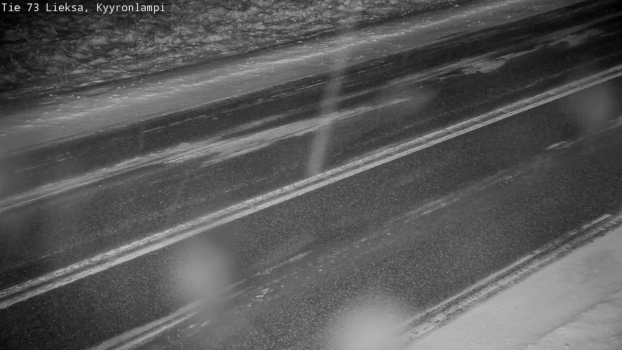 Weather Camera Image Road 73 Lieksa, Kyyrönlampi, Lieksa, Pohjois-Karjala