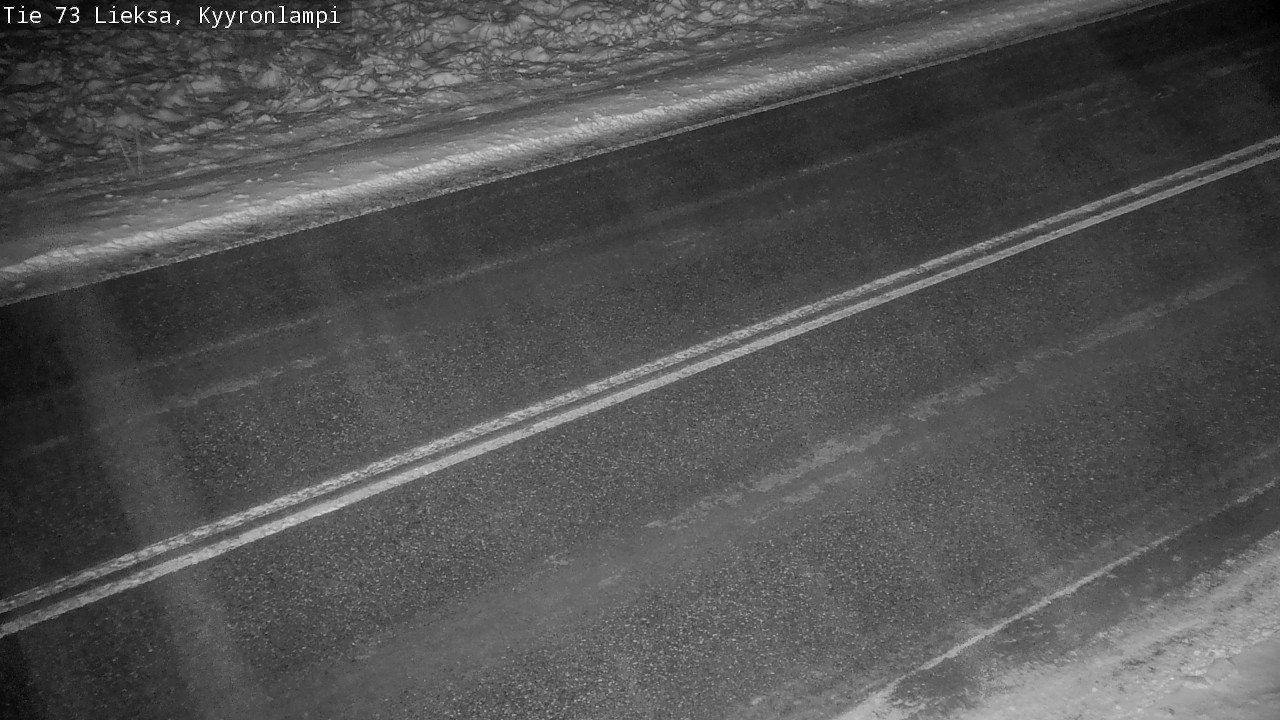 Weather Camera Image Road 73 Lieksa, Kyyrönlampi, Lieksa, Pohjois-Karjala