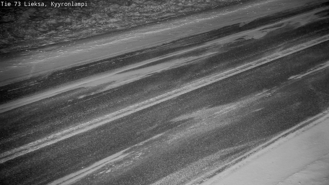 Weather Camera Image Väg 73 Lieksa, Kyyrönlampi, Lieksa, Pohjois-Karjala
