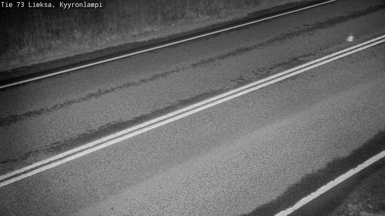 Weather Camera Image Väg 73 Lieksa, Kyyrönlampi, Lieksa, Pohjois-Karjala