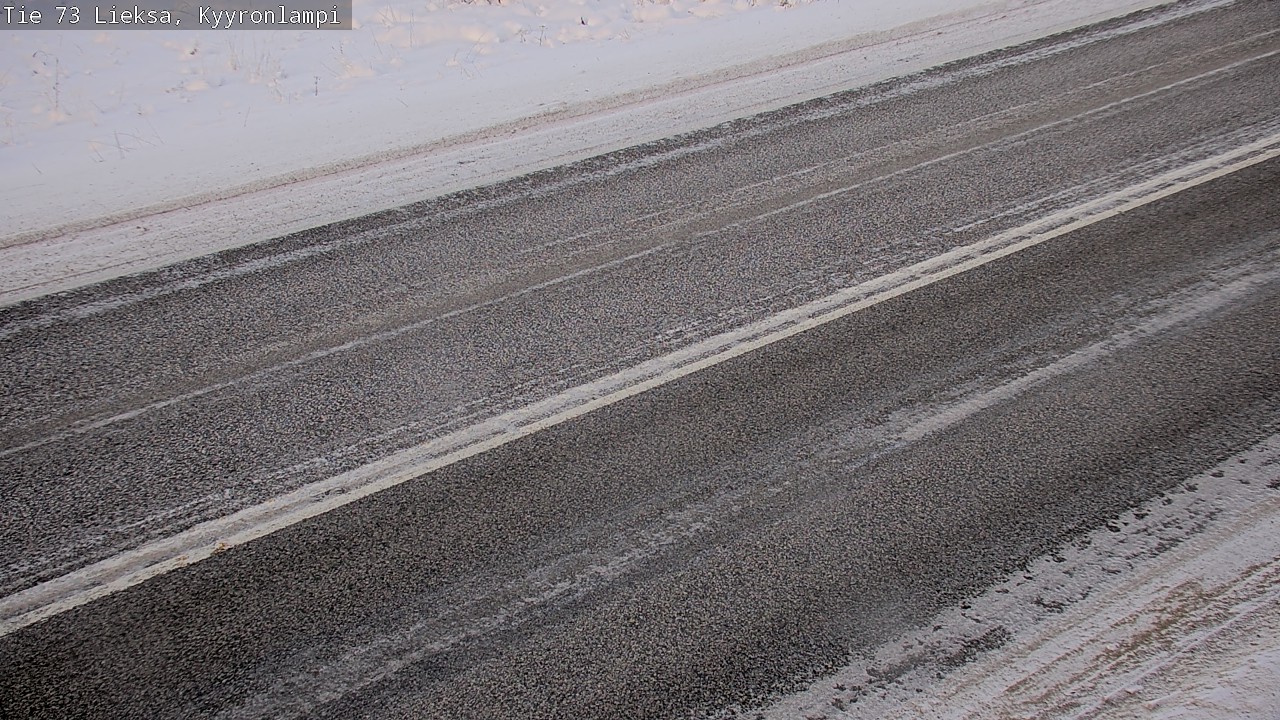 Weather Camera Image Road 73 Lieksa, Kyyrönlampi, Lieksa, Pohjois-Karjala
