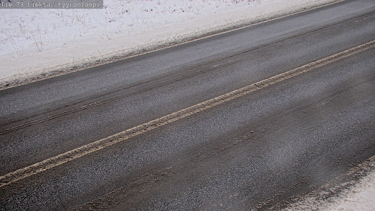 Weather Camera Image Road 73 Lieksa, Kyyrönlampi, Lieksa, Pohjois-Karjala