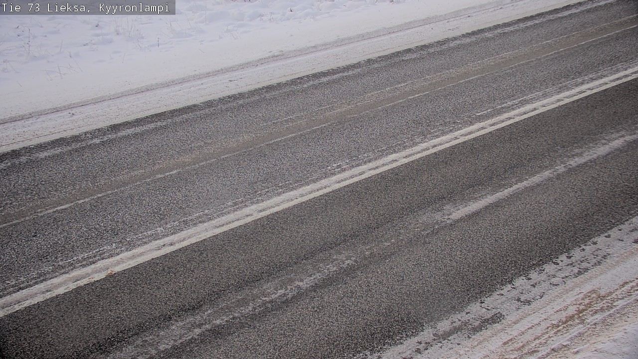 Weather Camera Image Road 73 Lieksa, Kyyrönlampi, Lieksa, Pohjois-Karjala
