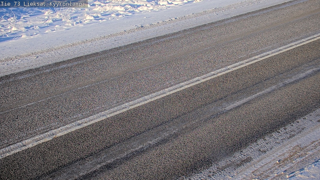 Weather Camera Image Road 73 Lieksa, Kyyrönlampi, Lieksa, Pohjois-Karjala