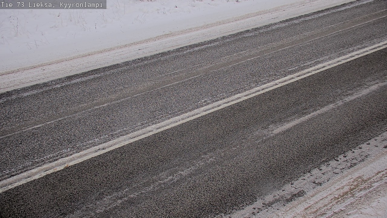 Weather Camera Image Road 73 Lieksa, Kyyrönlampi, Lieksa, Pohjois-Karjala