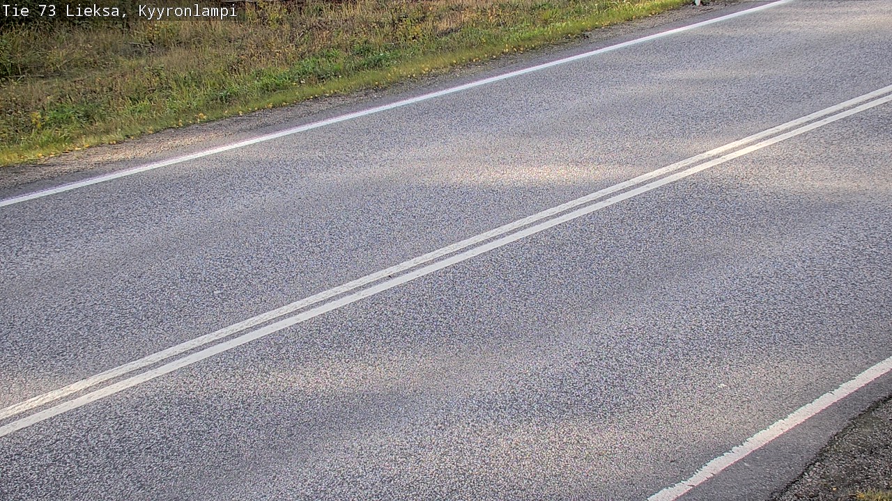 Weather Camera Image Road 73 Lieksa, Kyyrönlampi, Lieksa, Pohjois-Karjala