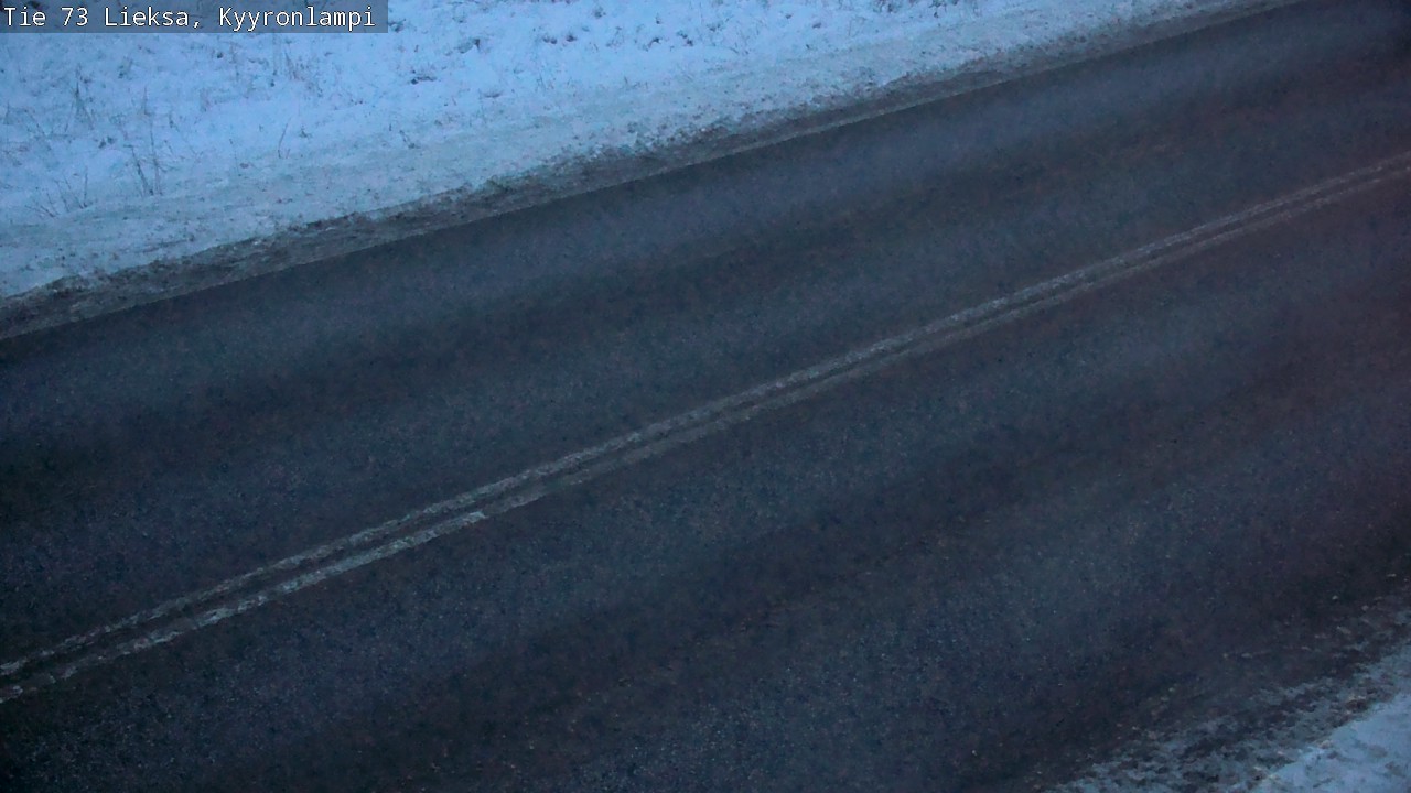 Weather Camera Image Road 73 Lieksa, Kyyrönlampi, Lieksa, Pohjois-Karjala