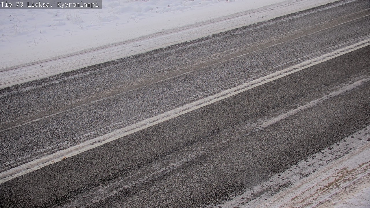Weather Camera Image Road 73 Lieksa, Kyyrönlampi, Lieksa, Pohjois-Karjala