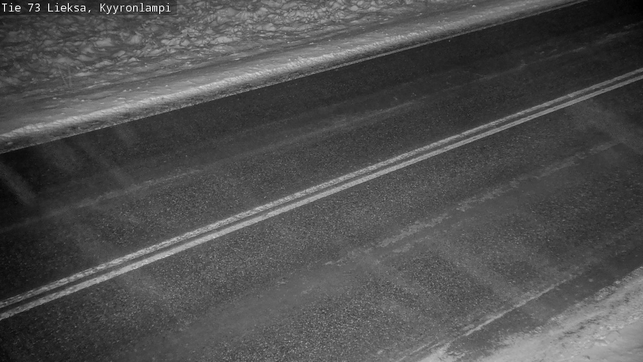 Weather Camera Image Road 73 Lieksa, Kyyrönlampi, Lieksa, Pohjois-Karjala