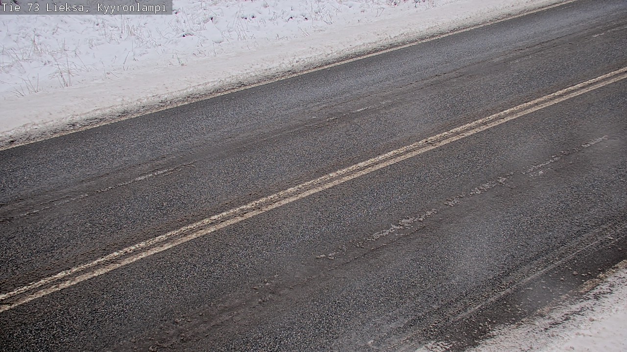 Weather Camera Image Road 73 Lieksa, Kyyrönlampi, Lieksa, Pohjois-Karjala