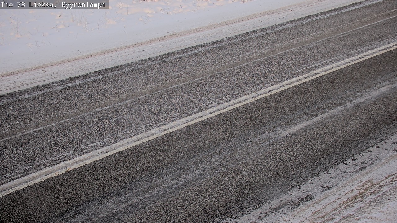 Weather Camera Image Road 73 Lieksa, Kyyrönlampi, Lieksa, Pohjois-Karjala