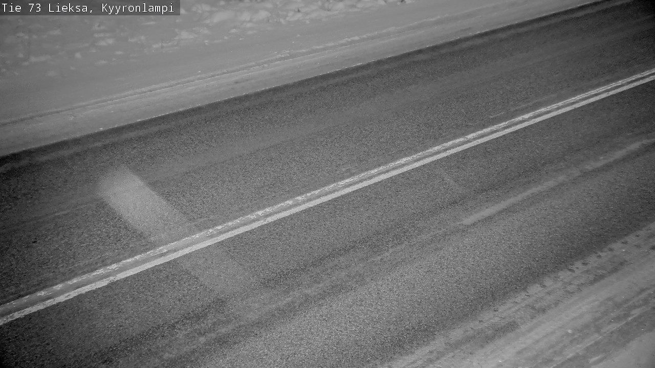 Weather Camera Image Road 73 Lieksa, Kyyrönlampi, Lieksa, Pohjois-Karjala