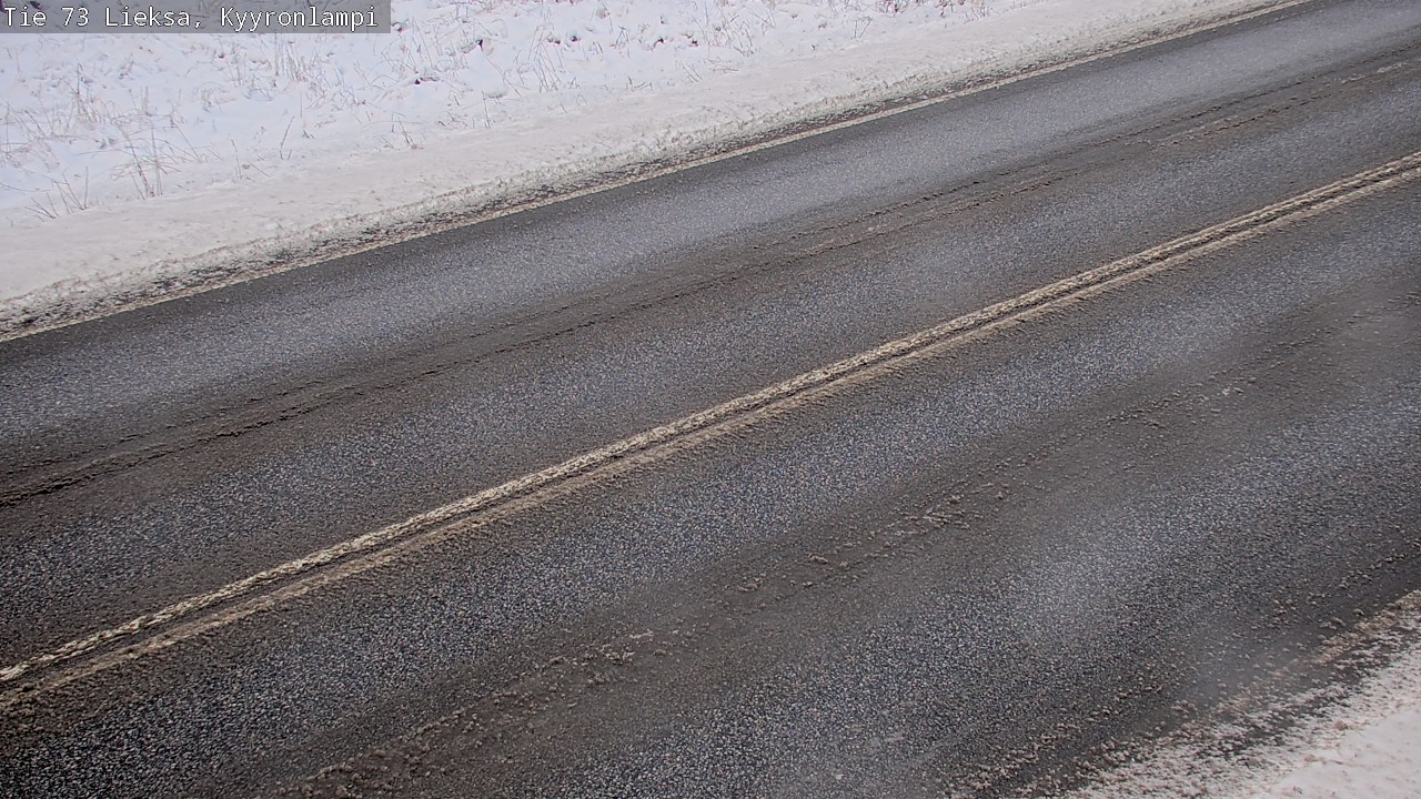 Weather Camera Image Road 73 Lieksa, Kyyrönlampi, Lieksa, Pohjois-Karjala