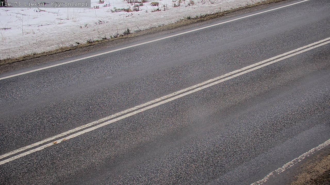 Weather Camera Image Väg 73 Lieksa, Kyyrönlampi, Lieksa, Pohjois-Karjala