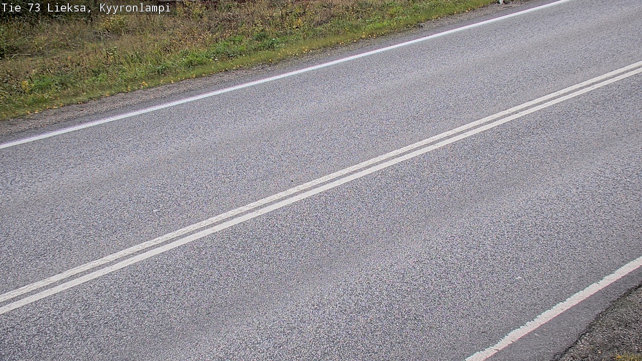 Weather Camera Image Road 73 Lieksa, Kyyrönlampi, Lieksa, Pohjois-Karjala