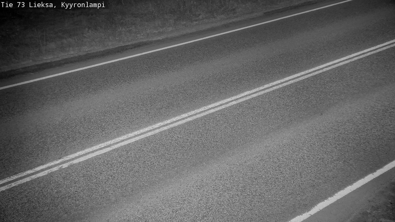 Weather Camera Image Väg 73 Lieksa, Kyyrönlampi, Lieksa, Pohjois-Karjala