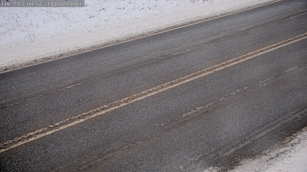 Weather Camera Image Road 73 Lieksa, Kyyrönlampi, Lieksa, Pohjois-Karjala