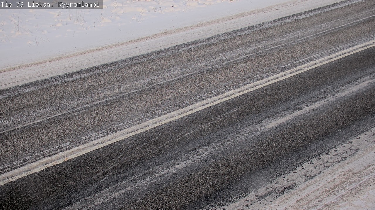 Weather Camera Image Väg 73 Lieksa, Kyyrönlampi, Lieksa, Pohjois-Karjala