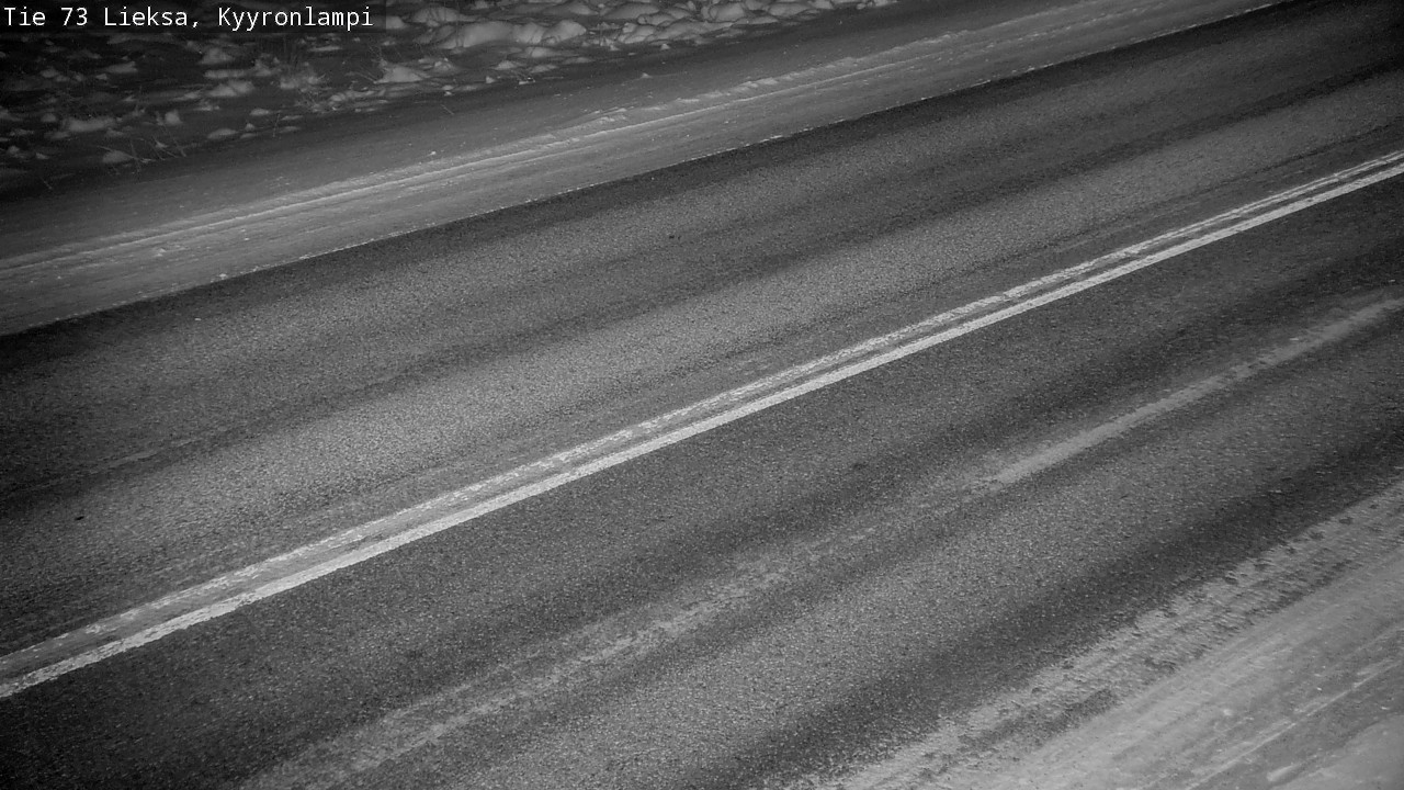 Weather Camera Image Väg 73 Lieksa, Kyyrönlampi, Lieksa, Pohjois-Karjala