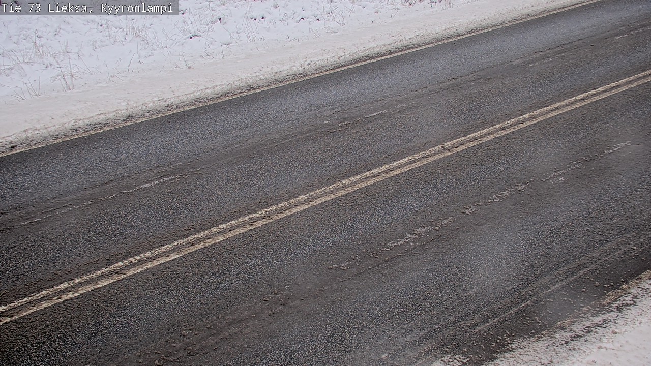 Weather Camera Image Road 73 Lieksa, Kyyrönlampi, Lieksa, Pohjois-Karjala