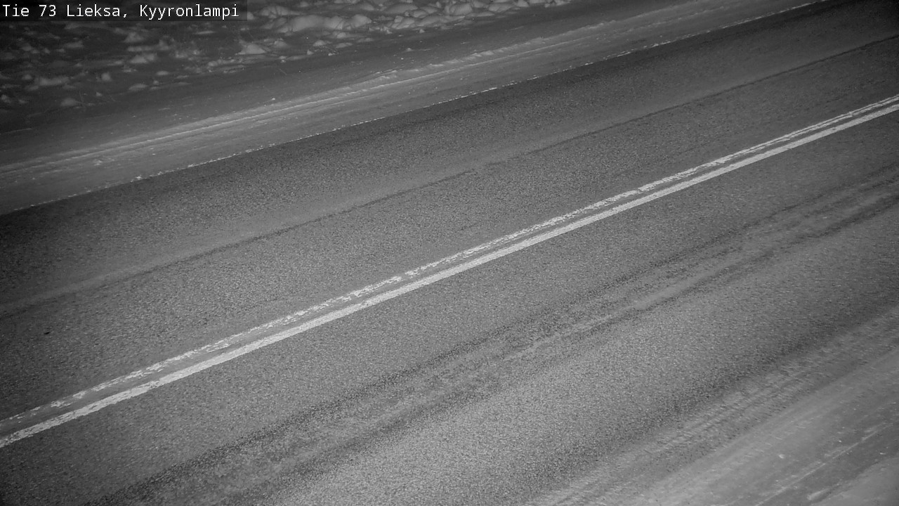 Weather Camera Image Road 73 Lieksa, Kyyrönlampi, Lieksa, Pohjois-Karjala