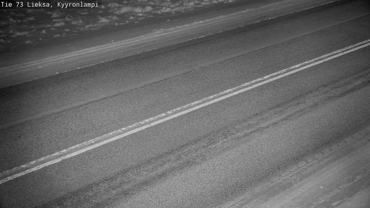 Weather Camera Image Road 73 Lieksa, Kyyrönlampi, Lieksa, Pohjois-Karjala