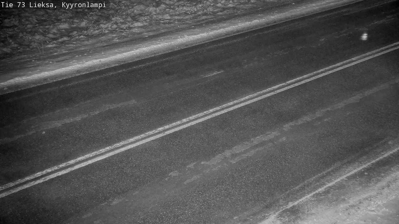 Weather Camera Image Road 73 Lieksa, Kyyrönlampi, Lieksa, Pohjois-Karjala