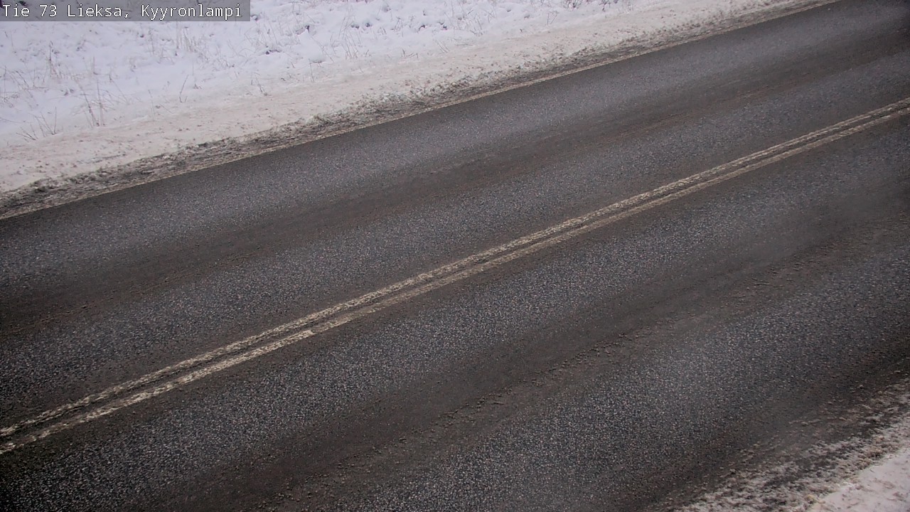 Weather Camera Image Road 73 Lieksa, Kyyrönlampi, Lieksa, Pohjois-Karjala