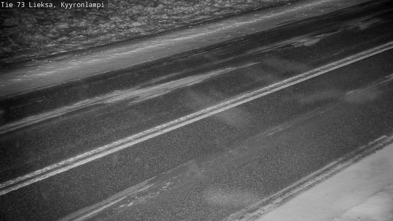 Weather Camera Image Road 73 Lieksa, Kyyrönlampi, Lieksa, Pohjois-Karjala
