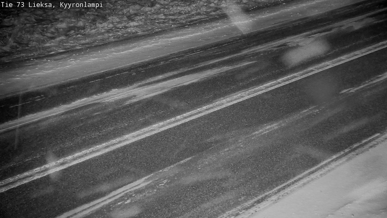 Weather Camera Image Väg 73 Lieksa, Kyyrönlampi, Lieksa, Pohjois-Karjala