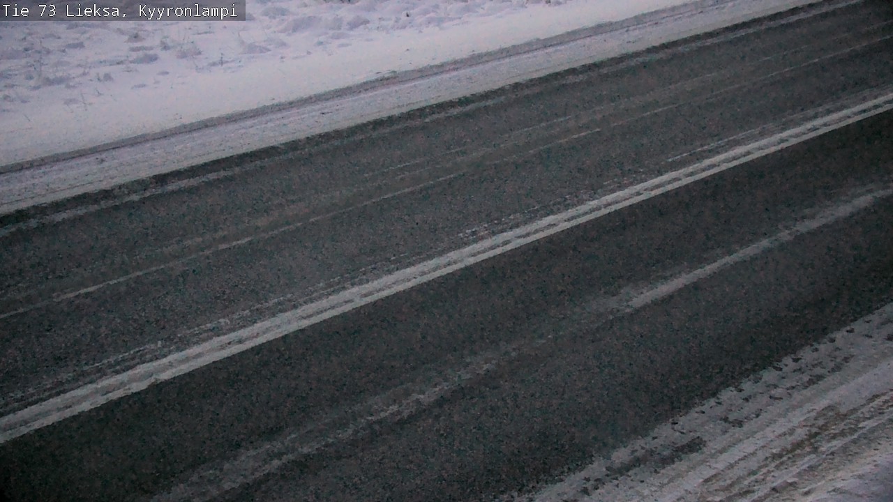 Weather Camera Image Road 73 Lieksa, Kyyrönlampi, Lieksa, Pohjois-Karjala
