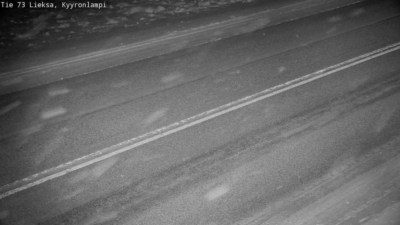 Weather Camera Image Road 73 Lieksa, Kyyrönlampi, Lieksa, Pohjois-Karjala