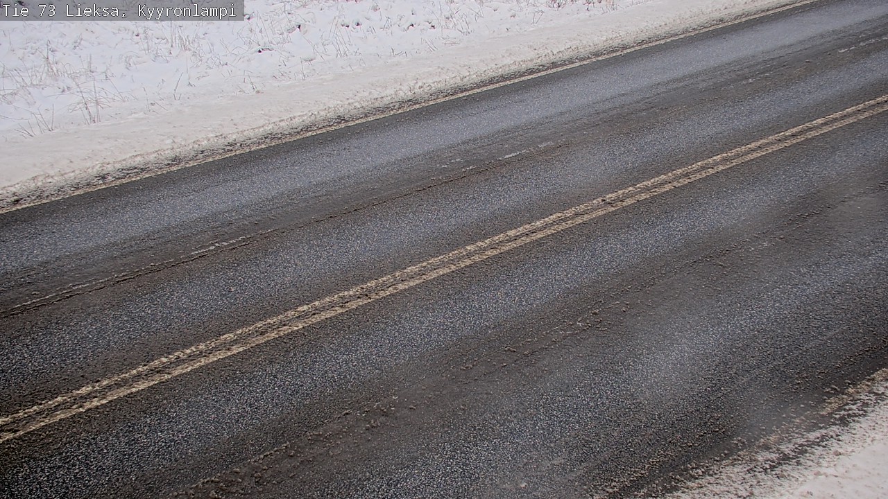 Weather Camera Image Road 73 Lieksa, Kyyrönlampi, Lieksa, Pohjois-Karjala