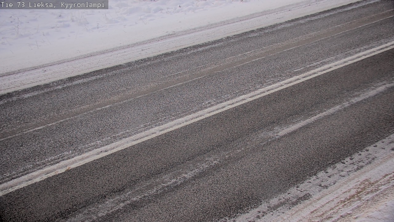 Weather Camera Image Road 73 Lieksa, Kyyrönlampi, Lieksa, Pohjois-Karjala