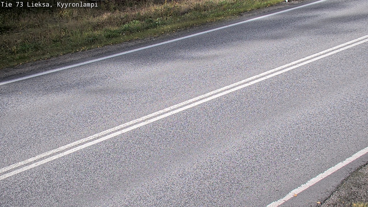 Weather Camera Image Road 73 Lieksa, Kyyrönlampi, Lieksa, Pohjois-Karjala
