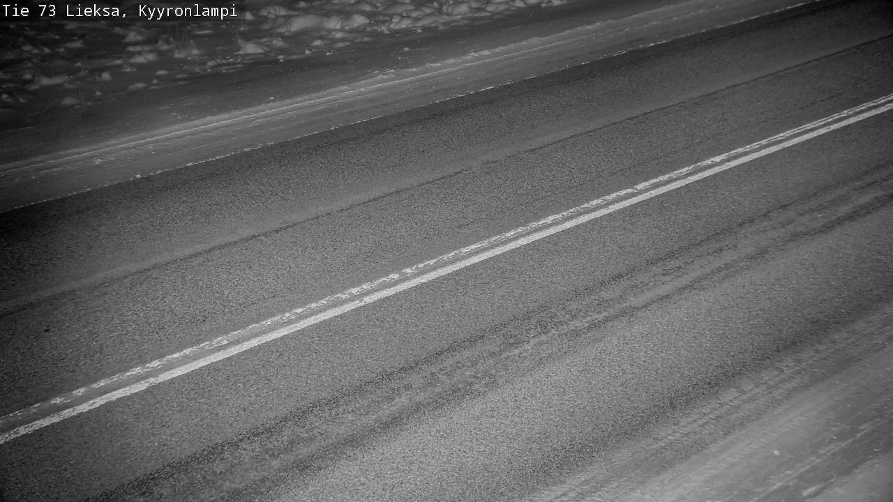 Weather Camera Image Road 73 Lieksa, Kyyrönlampi, Lieksa, Pohjois-Karjala