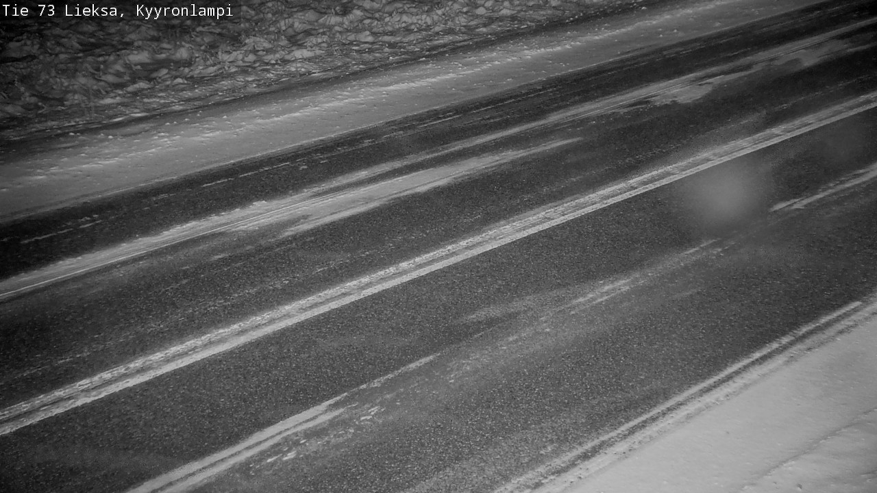 Weather Camera Image Väg 73 Lieksa, Kyyrönlampi, Lieksa, Pohjois-Karjala