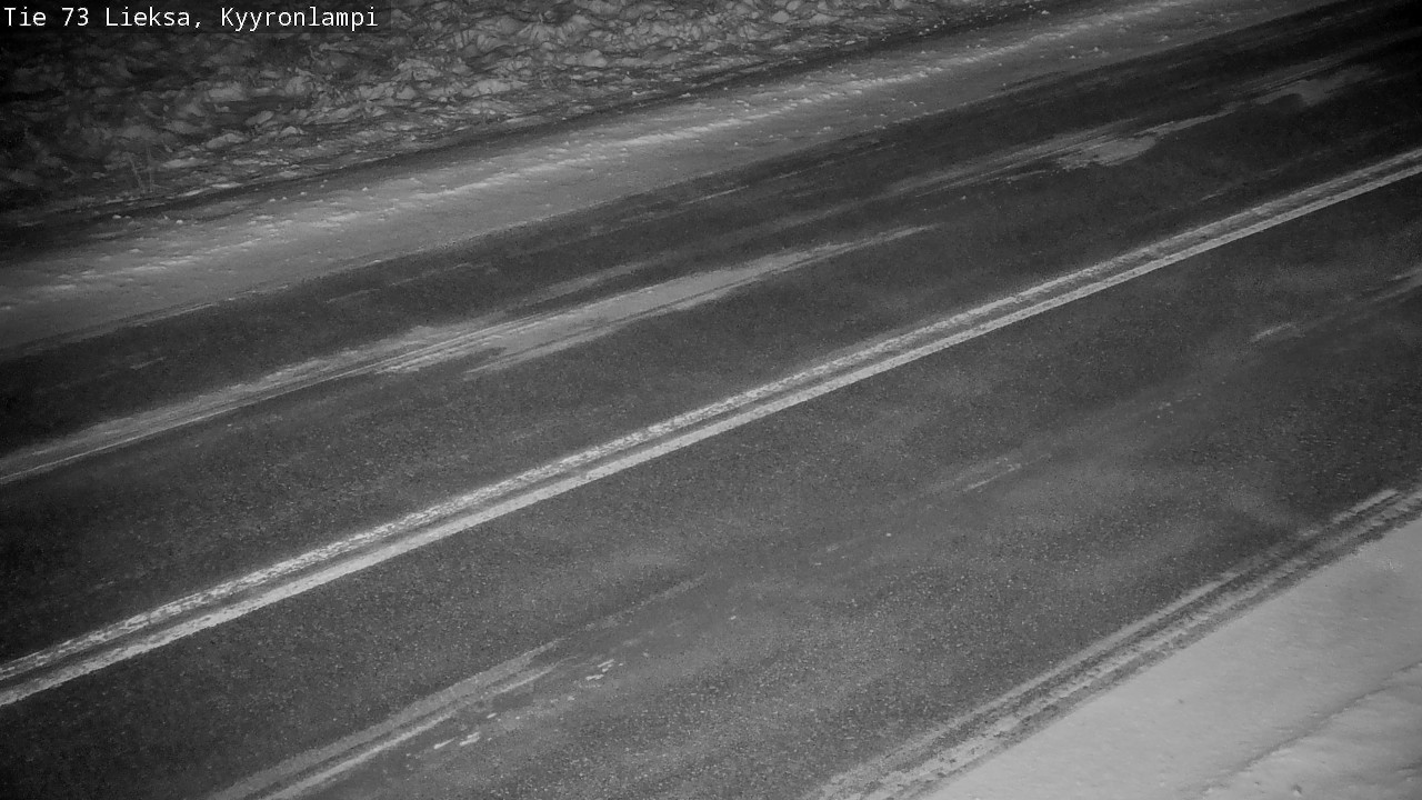 Weather Camera Image Road 73 Lieksa, Kyyrönlampi, Lieksa, Pohjois-Karjala