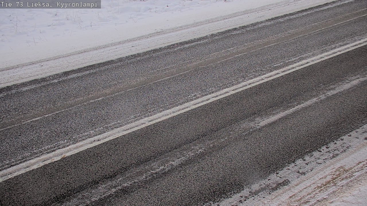 Weather Camera Image Road 73 Lieksa, Kyyrönlampi, Lieksa, Pohjois-Karjala
